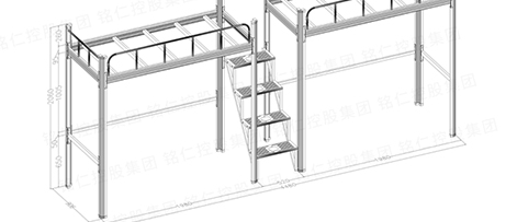 湖南銘仁控股集團定制宿舍公寓床，為員工宿舍注入溫暖與關懷