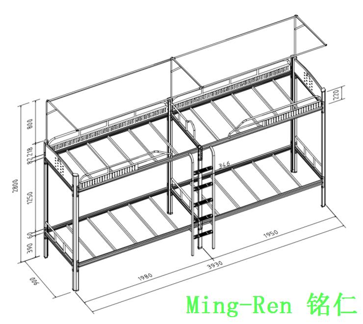 學(xué)生公寓床