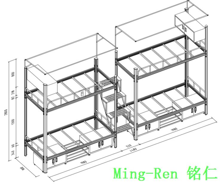 學(xué)生公寓床