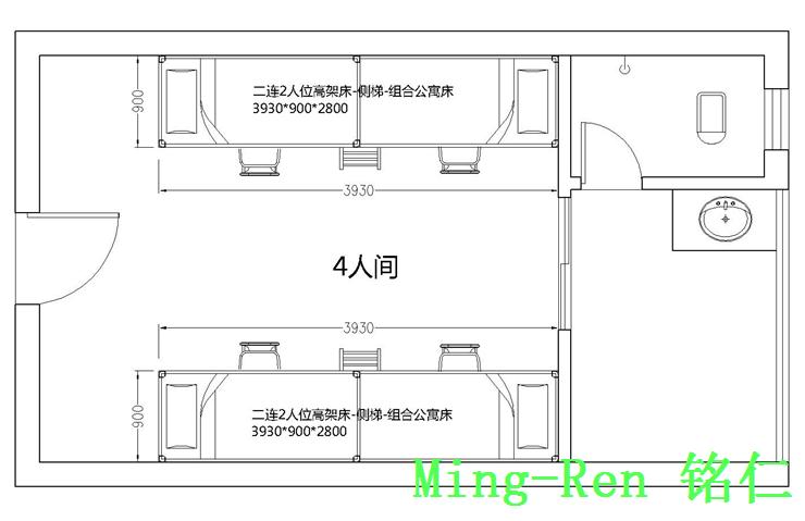員工公寓床